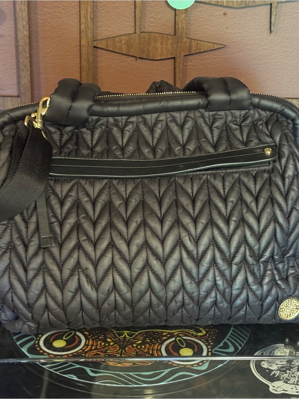 Happ Paige Carryall Baby Bag - Black